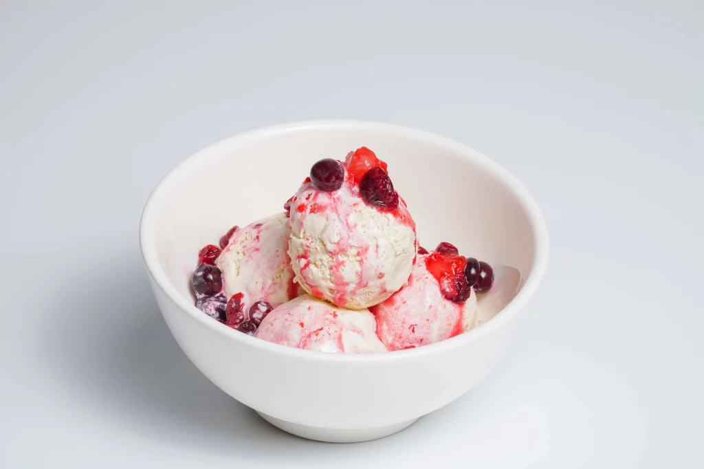 Puff Berry Ice Cream