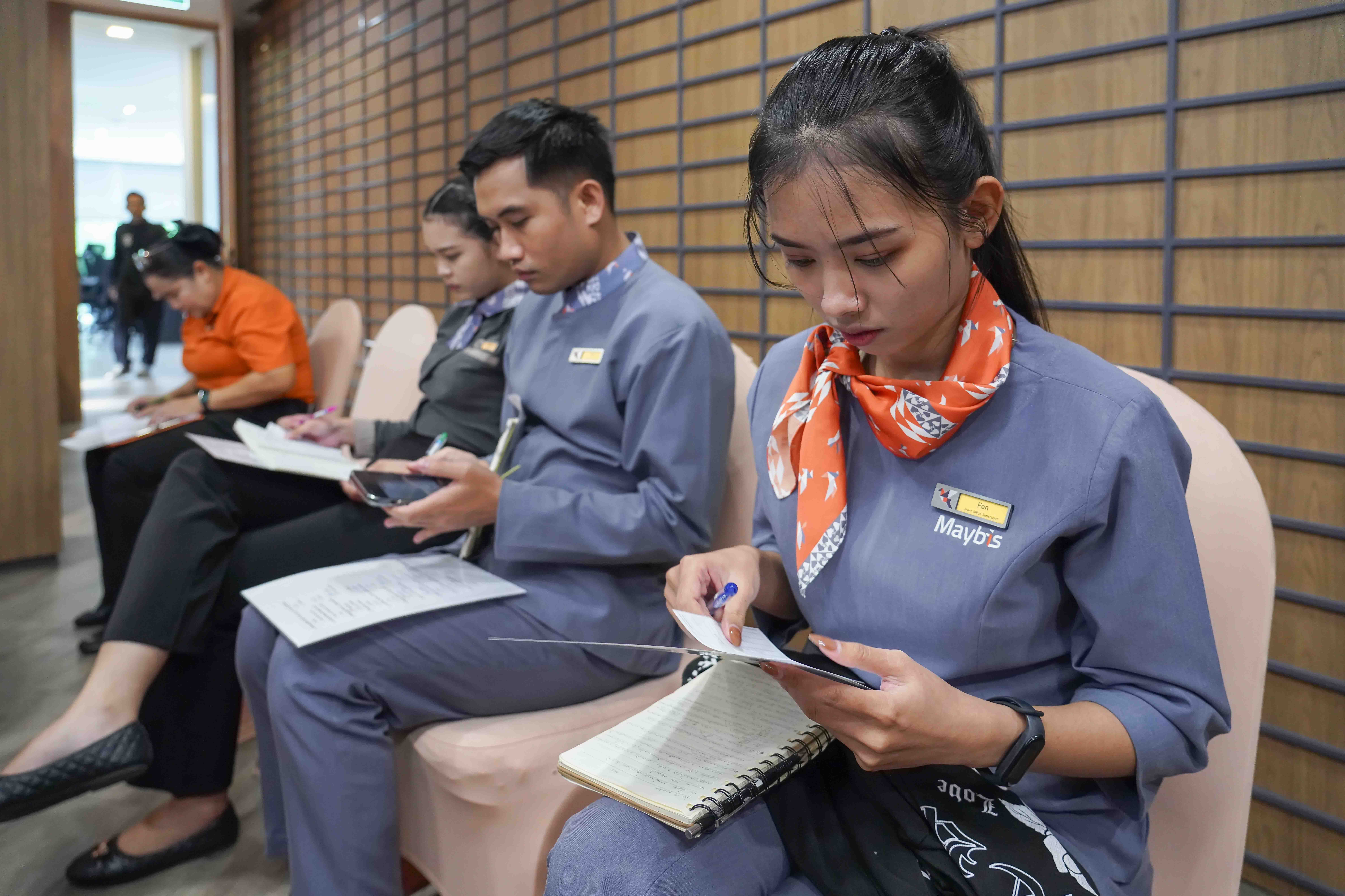 Maybis Hotel จัดอบรมดับเพลิงและซ้อมอพยพหนีไฟประจำปี 2568