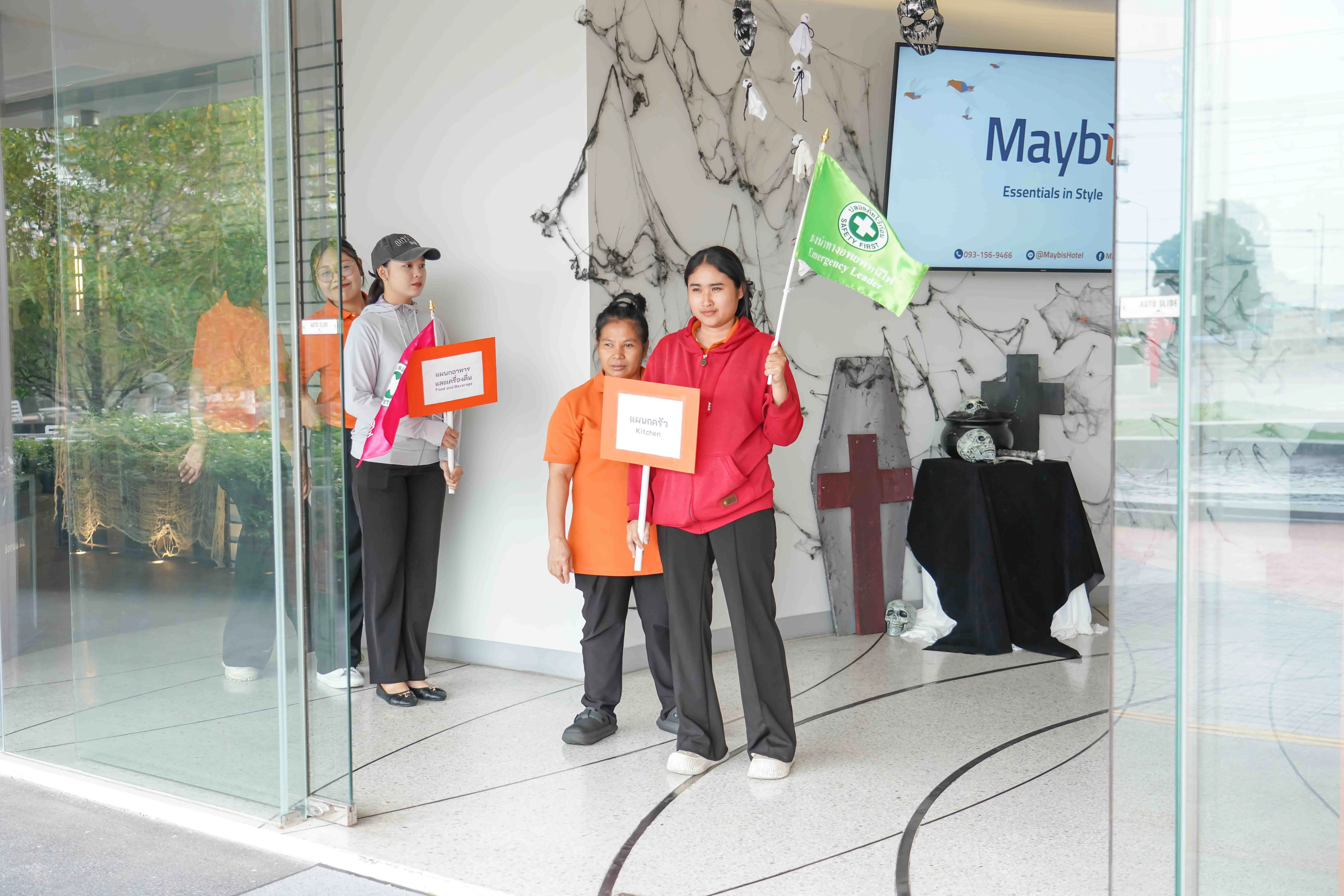 Maybis Hotel จัดอบรมดับเพลิงและซ้อมอพยพหนีไฟประจำปี 2568