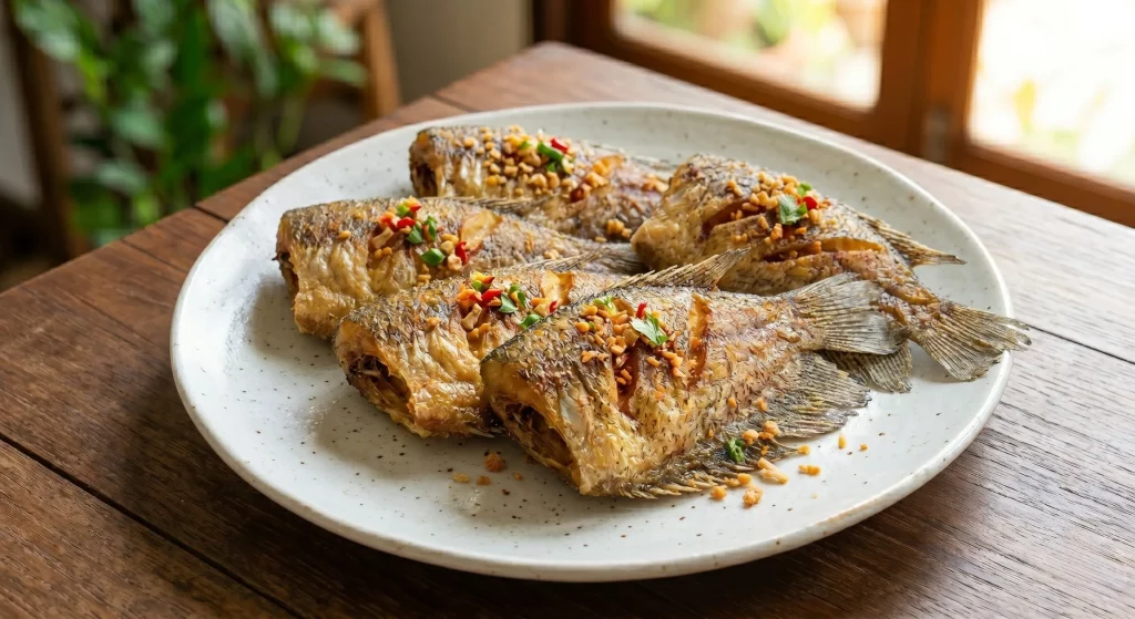 สปาเก็ตตี้ขี้เมาปลาสลิดบางบ่อ เมนูฟิวชัน Maysaya Cafe at Maybis Hotel